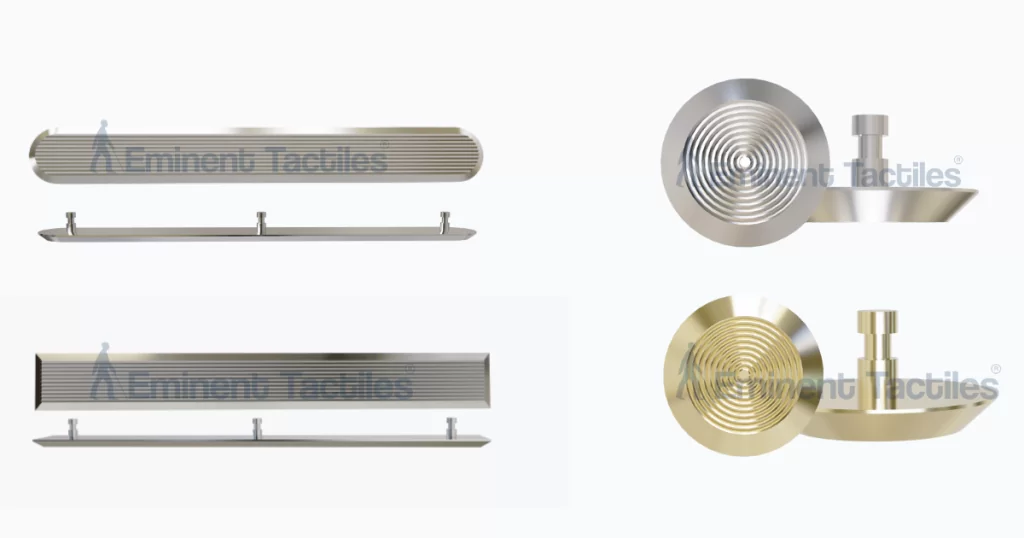 tactile tndicators with stem