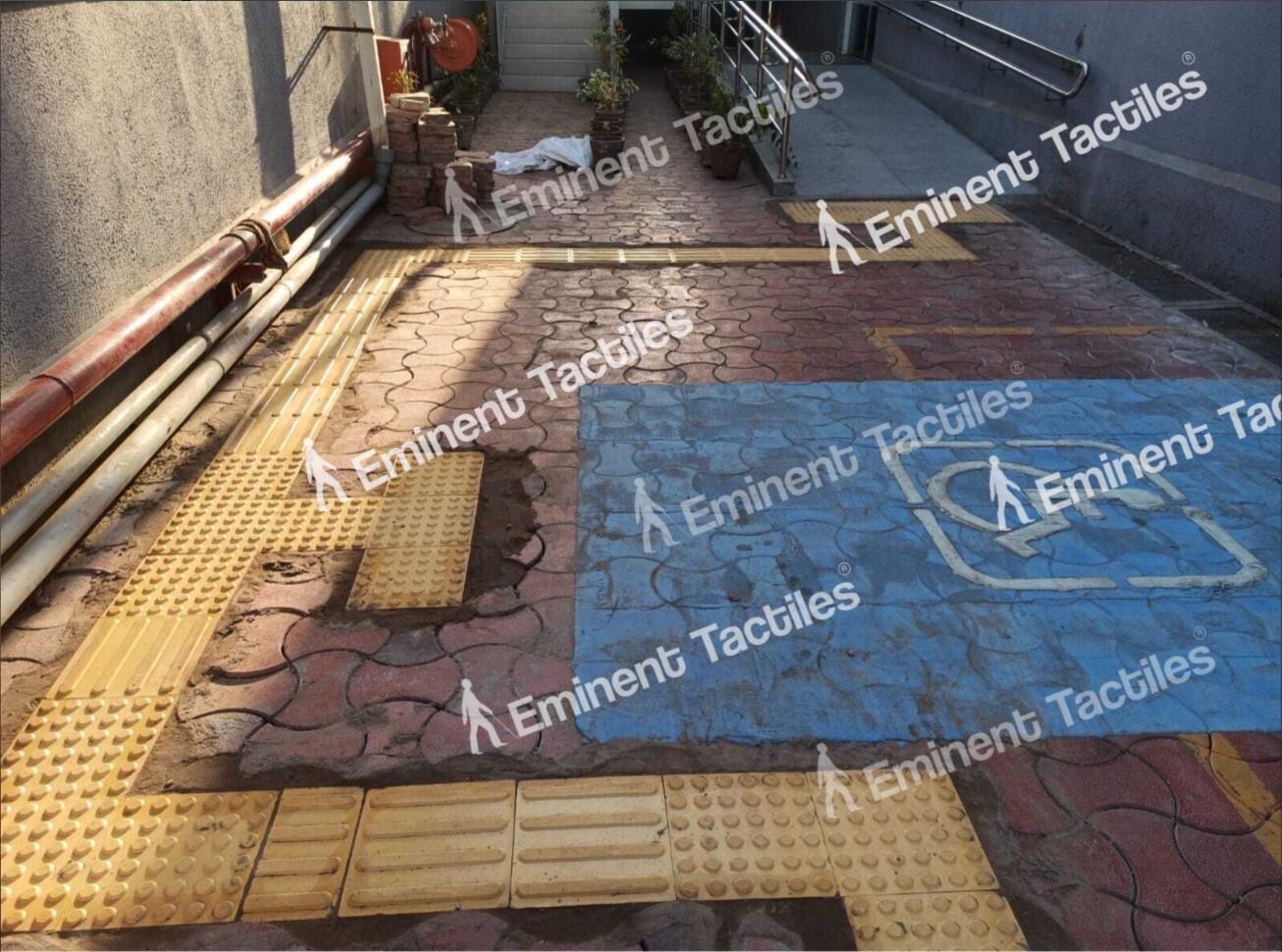 Tactile Concrete Paver Block