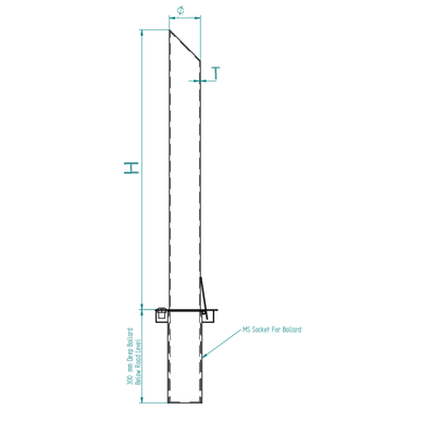 Stainless Steel Removable Bollards