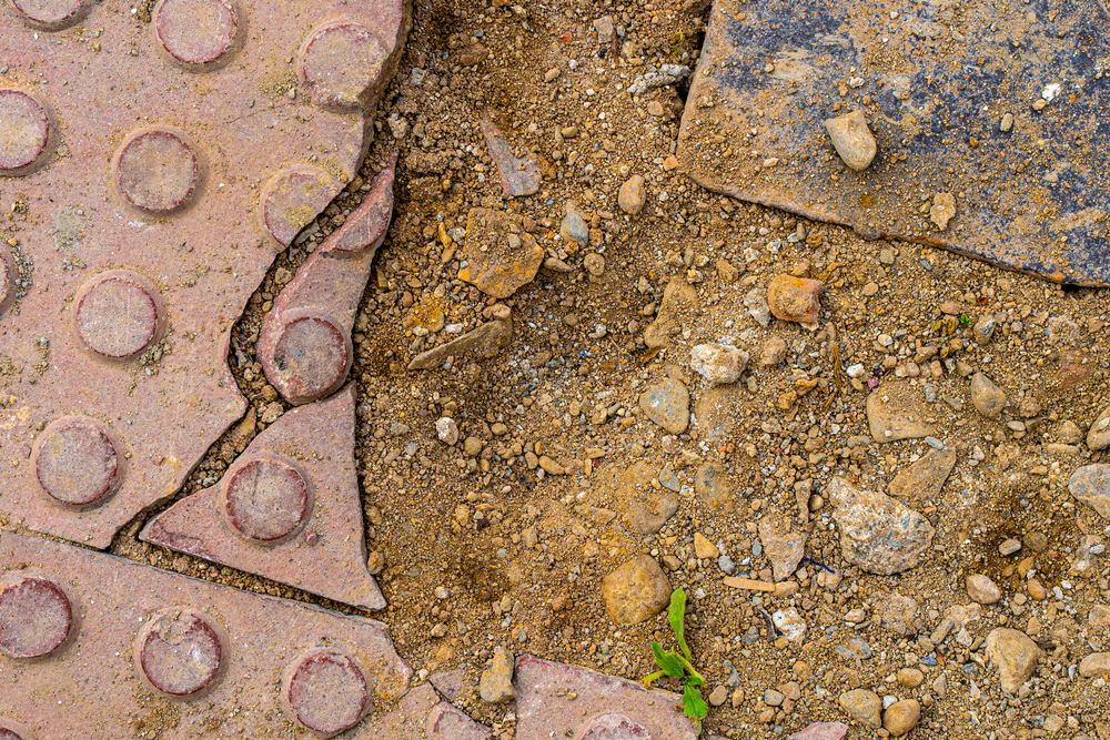 Tactile Installation Broken Tactiles