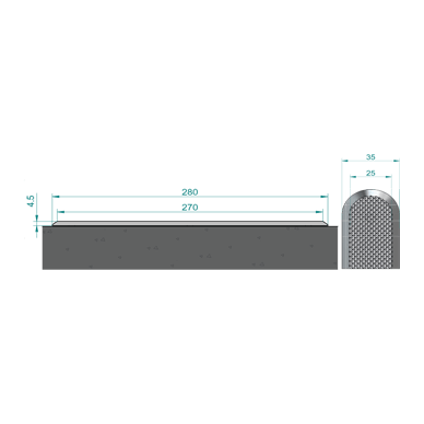Self Adhesive Tactile Strip with Diamond Pattern