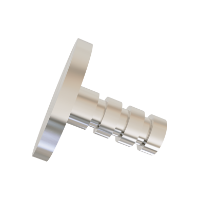 Flat Topped Round Stainless Steel Skate Stud