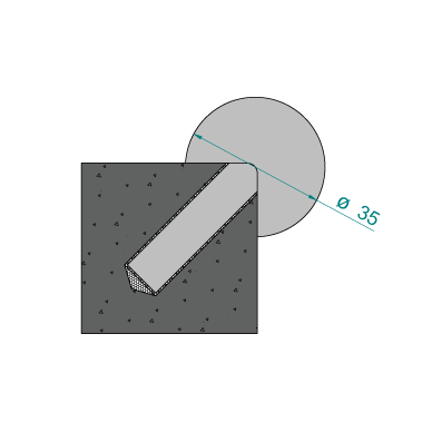 Stainless Steel Spherical Edge Protector