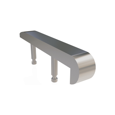 Stainless Steel Solid Swoosh Edge Protector