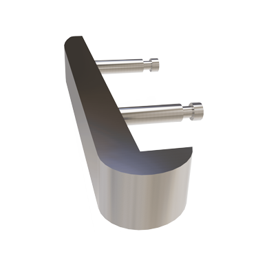 Stainless Steel Solid Swoosh Edge Protector