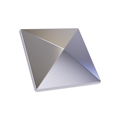 Stainless Steel Road Stud With Pyramid Top