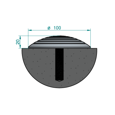 Stainless Steel Dome Road Stud