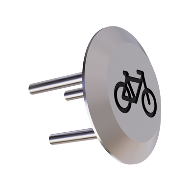 Stainless Steel Cycle Way Marking Stud