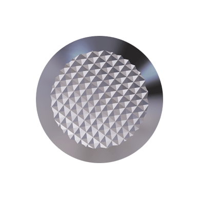 Tactile Stud with Crosshatch Pattern