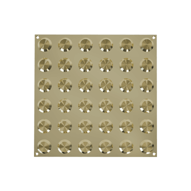 Brass Tactile Tile