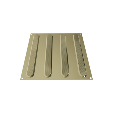 Brass Directional Tactile Tile
