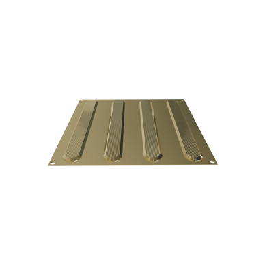 Brass Directional Tactile Tile