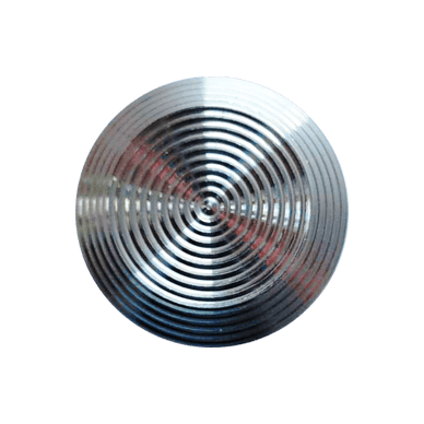 Tactile Stud With Concentric Rings pattern on top and edges