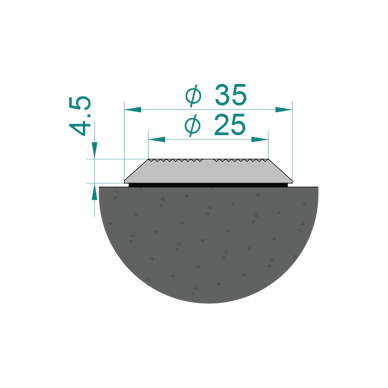 Self-Adhesive Tactile Studs