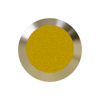 Brass Tactile Warning Stud With Carborundum Insert on Top