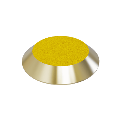 Self Adhesive Brass Tactile Stud with Carborundum
