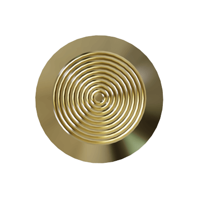 Brass Tactile Stud with Poly Sleeve