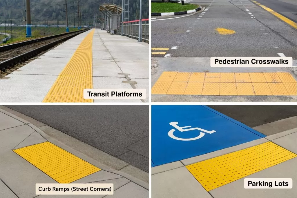 Where Are Truncated Domes Installed